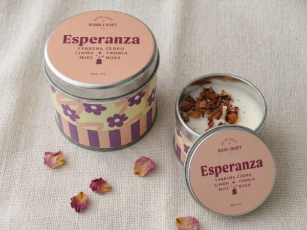 Vela Estampada “Esperanza”