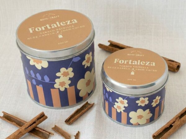 Vela estampada Fortaleza – RONU Craft – vista general