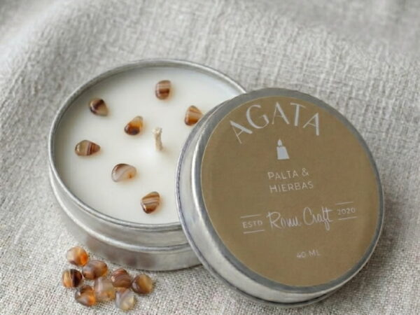 Vela mini pastillero “Ágata”