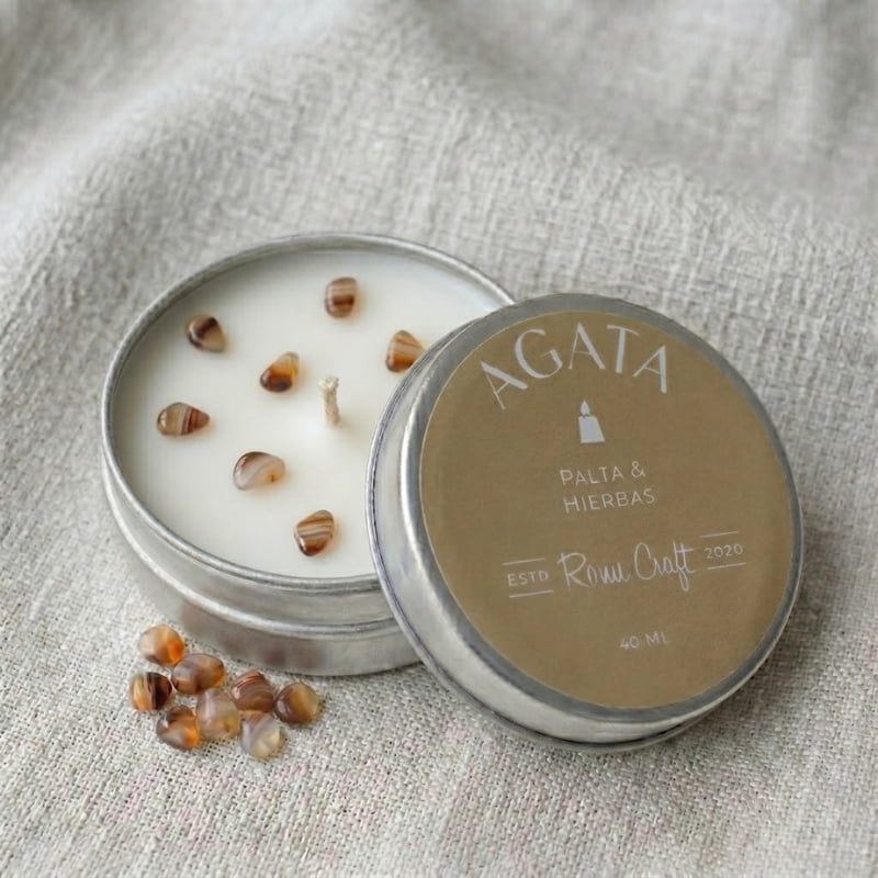 Vela mini pastillero “Ágata”