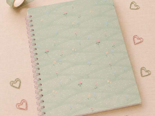 CUADERNO A4 CUADRICULADO "AMOR SUAVE"