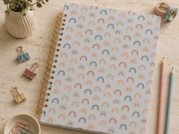 CUADERNO A4 RAYADO "Destellos"