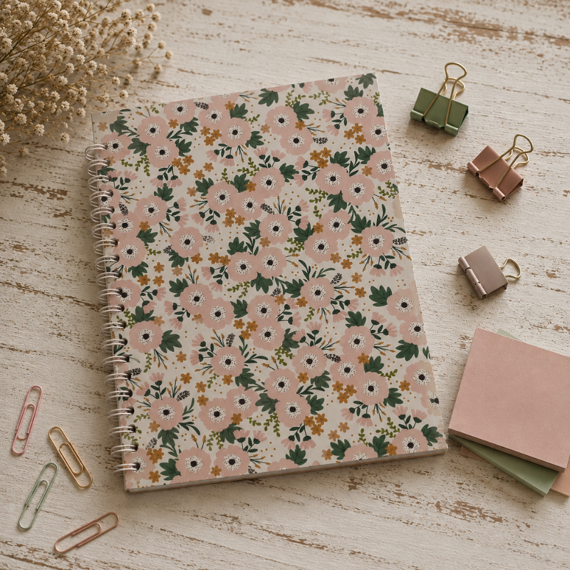 CUADERNO A4 RAYADO "Eco Botánico"