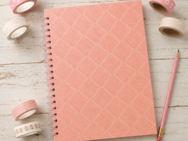 CUADERNO A4 RAYADO  "ROSA ECLIPSE"