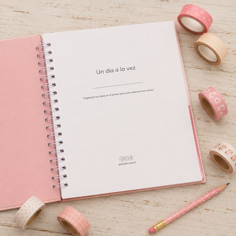 CUADERNO A4 RAYADO "ROSA ECLIPSE" - Imagen 2