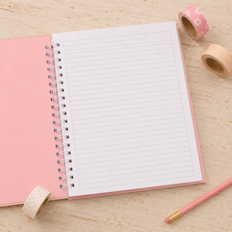 CUADERNO A4 RAYADO "ROSA ECLIPSE" - Imagen 3