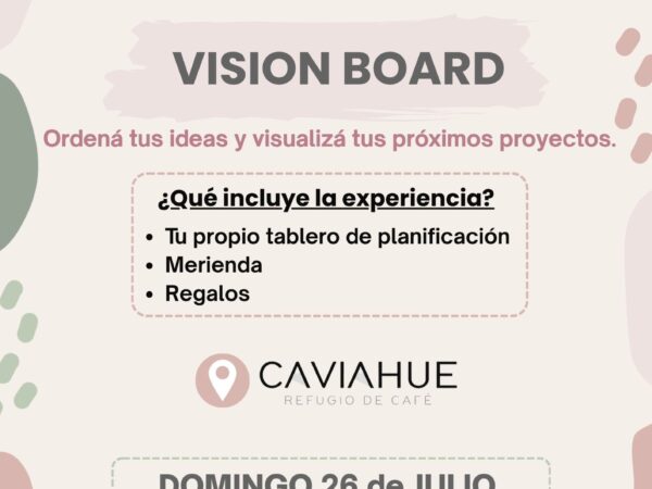 Taller Creativo — Vision Board en CAVIAHUE